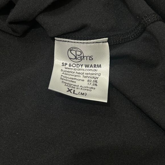 NWT SParm Sun Protection Body Warm for Men Black Size XL - Picture 7 of 9